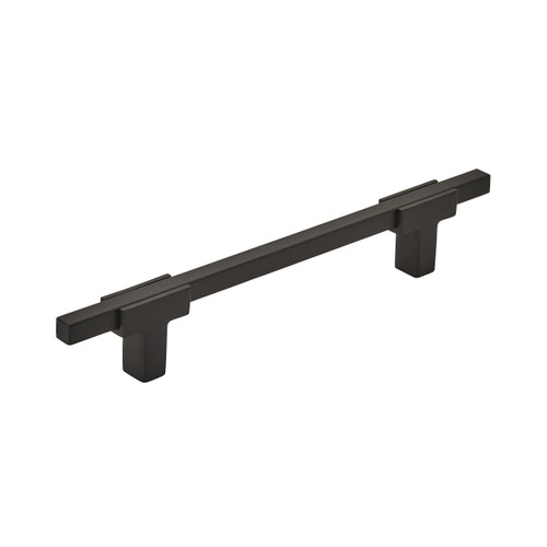 Amerock, Urbanite, 5 1/16" (128mm) Bar Pull, Matte Black with Matte Black