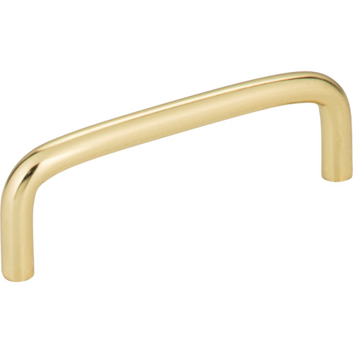 Elements, Torino, 3 1/2" Wire Pull, Polished Brass