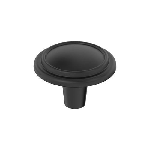 Amerock, Everyday Basics, Hatfield, 1 1/4" (32mm) Round Knob, Matte Black