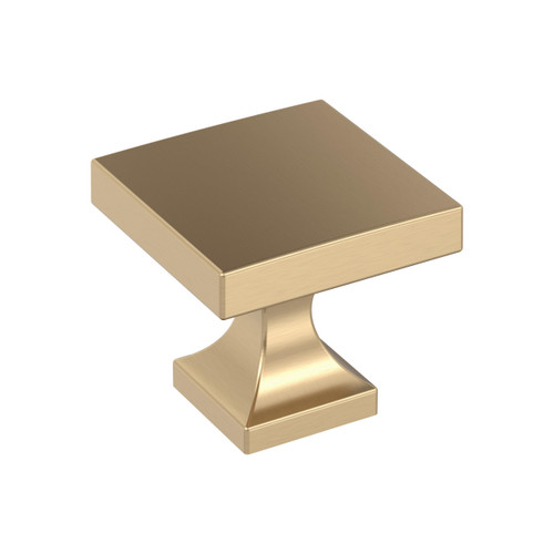 Amerock, Everyday Basics, Pedestal, 1 1/16" Square Knob, Champagne Bronze