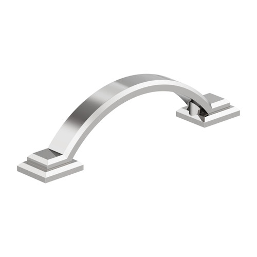 Amerock, Everyday Basics, Sheffield, 3" (76mm) Curved Pull, Polished Chrome