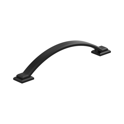 Amerock, Everyday Basics, Sheffield, 5 1/16" (128mm) Curved Pull, Matte Black