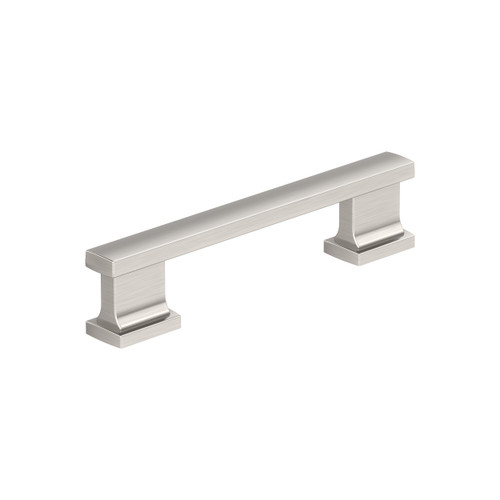 Amerock, Everyday Basics, Triomphe, 3 3/4" (96mm) Straight Pull, Satin Nickel