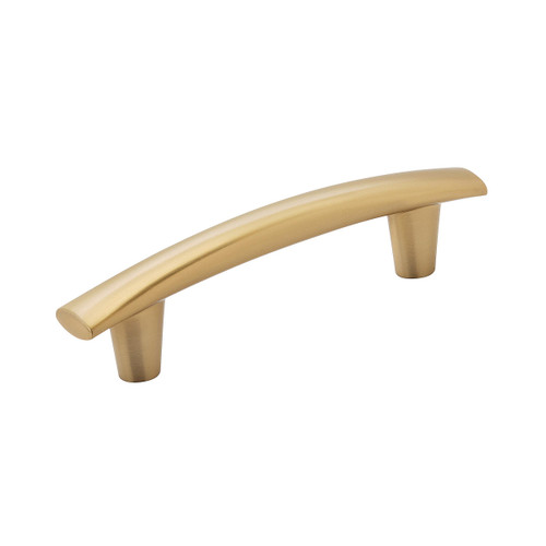 Amerock, Everyday Basics, Willow, 3 3/4" (96mm) Curved Bar Pull, Champagne Bronze