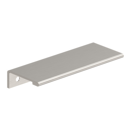 Amerock, Everyday Basics, Streamline II, 4" (102mm) Edge Pull, Satin Nickel