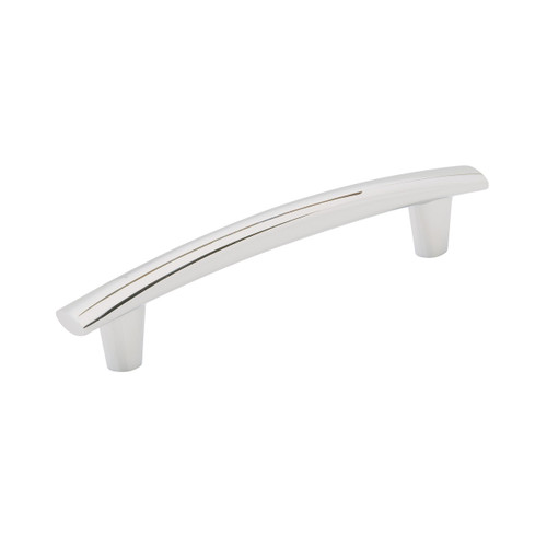 Amerock, Everyday Basics, Willow, 5 1/16" (128mm) Curved Bar Pull, Polished Chrome