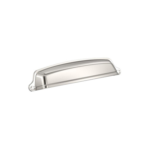 Amerock, Stature, 5 1/16" (128mm) Cup Pull, Polished Nickel