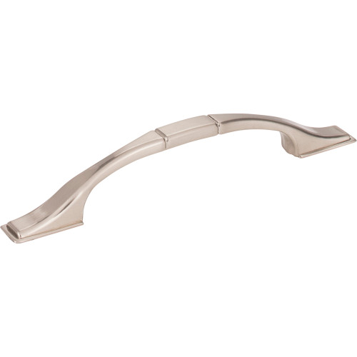 Elements, Hammond, 3 3/4" (96mm) Curved Pull, Satin Nickel