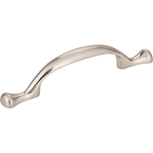 Elements, Merryville, 3" (76mm) Curved Pull, Satin Nickel