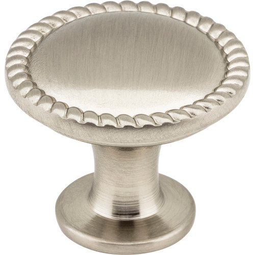 Elements, Lindos, 1 1/4" Round Knob, Satin Nickel