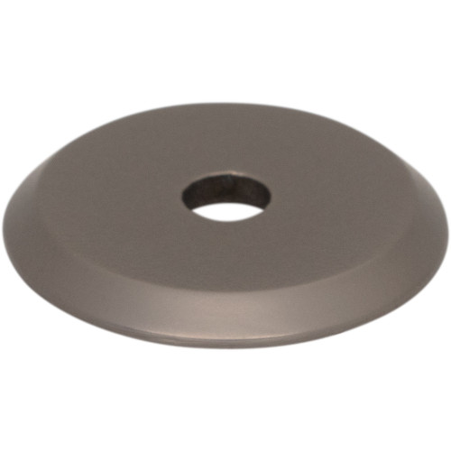 Top Knobs, Brockwell, Brockwell, 1" Round Knob Backplate, Ash Gray