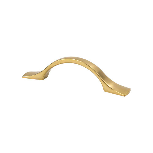 Berenson, Echo, 3" Curved Pull, Modern Brushed Gold