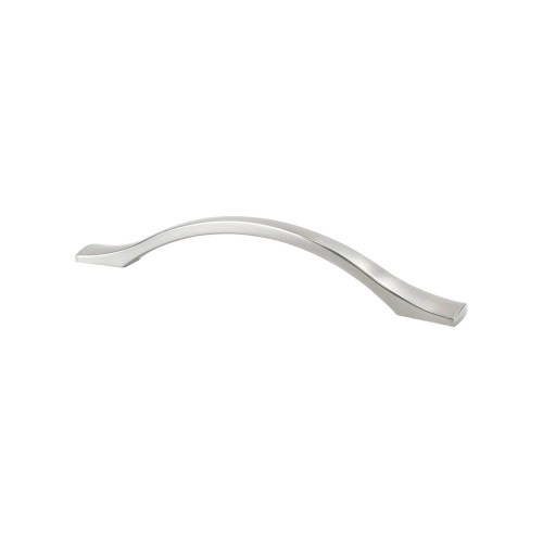 Berenson, Echo, 6 5/16" (160mm) Curved Pull, Brushed Nickel