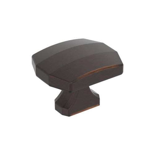 Amerock, Bellamy, 1 1/2" (38mm) Rectangle Knob, Oil Rubbed Bronze Amerock, Bellamy, 1 1/2" (38mm) Rectangle Knob, Oil Rubbed Bronze