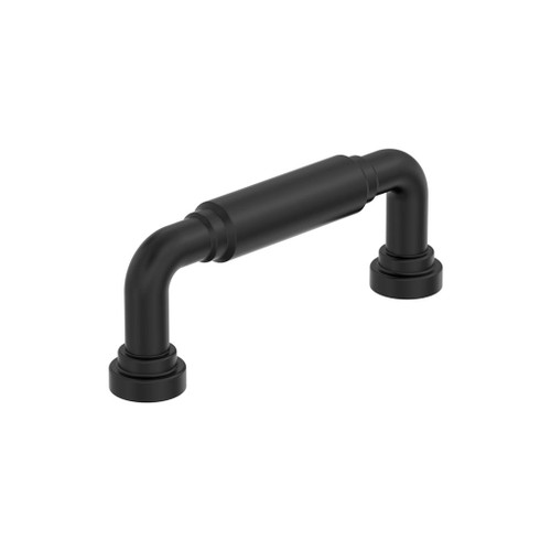 Amerock, Coble, 3" (76mm) Straight Pull, Matte Black