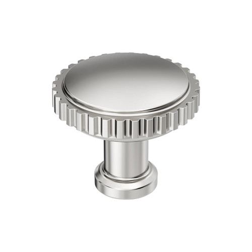 Amerock, Farewind, 1 1/4" (32mm) Round Knob, Polished Nickel Amerock, Farewind, 1 1/4" (32mm) Round Knob, Polished Nickel