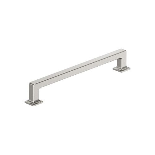 Amerock, Lintel, 7 9/16" (192mm) Straight Pull, Satin Nickel Amerock, Lintel, 7 9/16" (192mm) Straight Pull, Satin Nickel