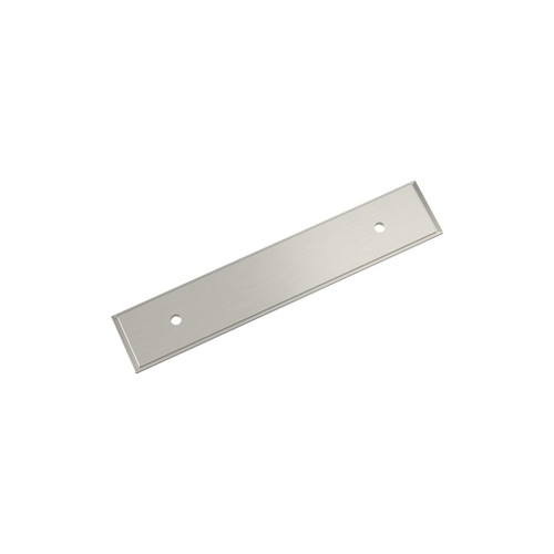 Amerock, Maymont, 3 3/4" (96mm) Pull Backplate, Satin Nickel
