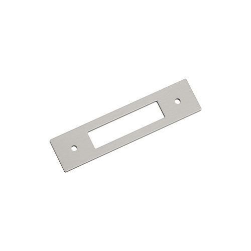 Amerock, Medora, 3 3/4" (96mm) Pull Backplate, Satin Nickel