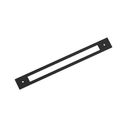 Amerock, Medora, 10 1/16" (256mm) Pull Backplate, Matte Black