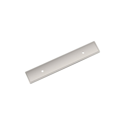 Amerock, Thoreau, 3 3/4" (96mm) Pull Backplate, Polished Nickel