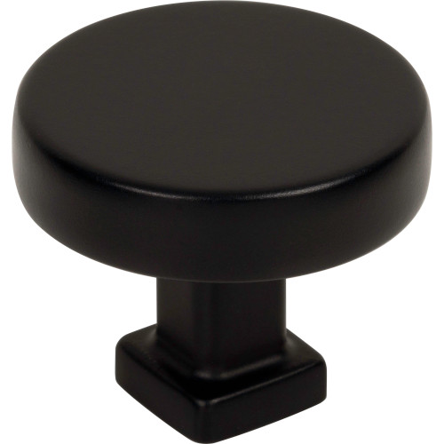 Jeffrey Alexander, Ogden, 1 3/8" Round Knob, Matte Black