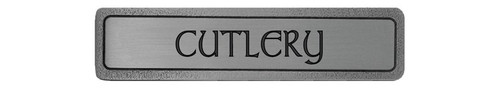 Notting Hill, Kitchen ID, CUTLERY, 3" Straight Pull, Antique Pewter, Horizontal