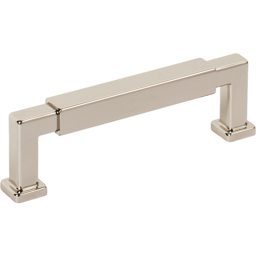 Jeffrey Alexander, Nash, 3 3/4" (96mm) Straight Pull, Polished Nickel