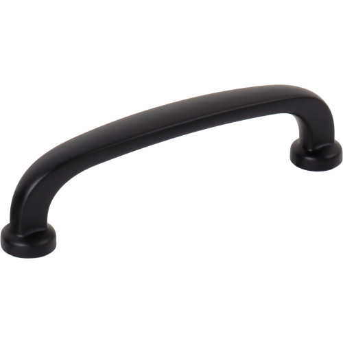Jeffrey Alexander, Weser, 3 3/4" (96mm) Curved Pull, Matte Black