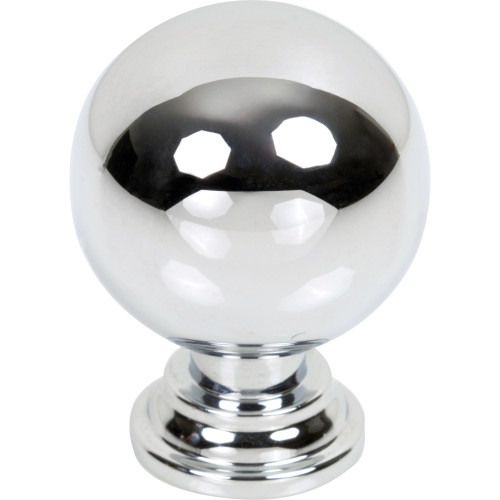 Jeffrey Alexander, Davis, 1 1/8" Round Knob, Polished Chrome