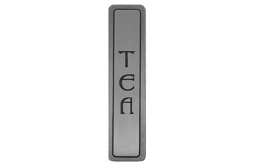 Notting Hill, Kitchen ID, TEA, 3" Straight Pull, Antique Pewter, Vertical