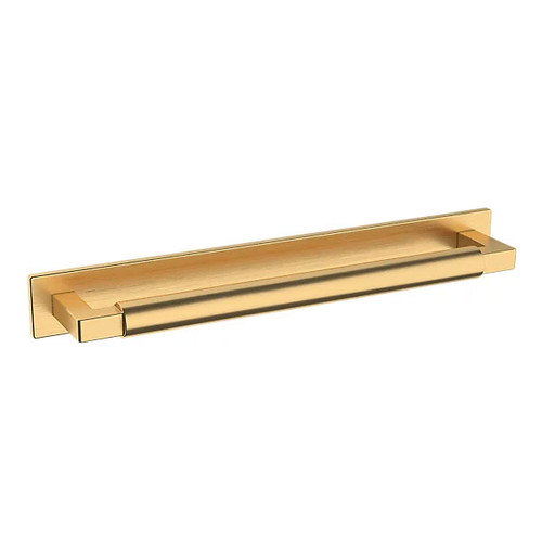 Baldwin, Contemporary, 8" Backplate, Satin Brass