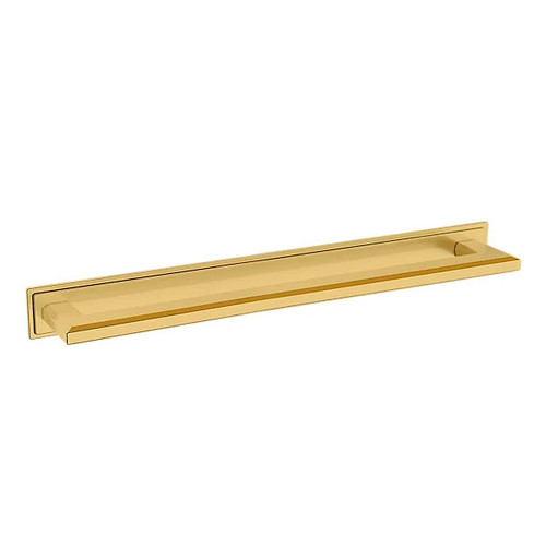 Baldwin, 12" Transitional Backplate, Satin Brass
