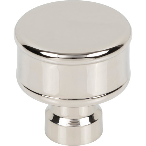 Top Knobs, Pemberton, Lavington, 1 1/4" Round Knob, Polished Nickel