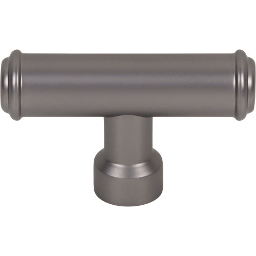 Top Knobs, Pemberton, Lavington, 2 1/4" T-Knob, Ash Gray