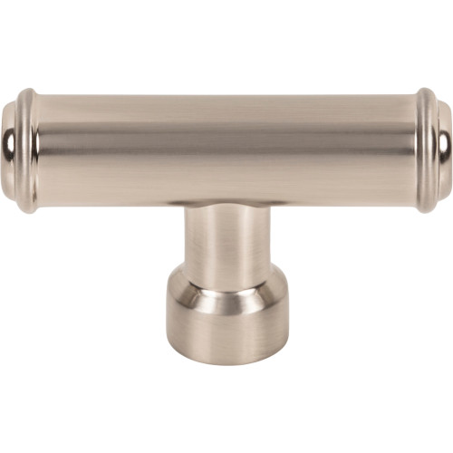 Top Knobs, Pemberton, Lavington, 2 1/4" T-Knob, Brushed Satin Nickel