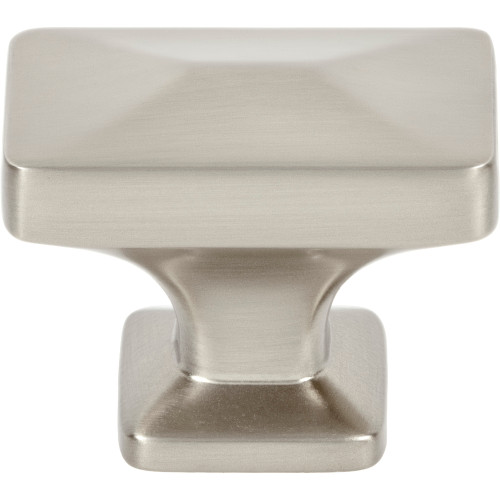 Top Knobs, Pemberton, Califon, 1 1/4" Square Knob, Brushed Satin Nickel