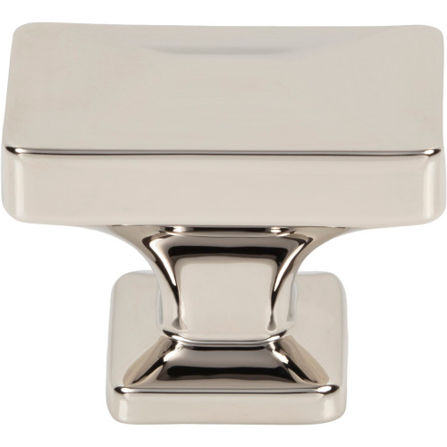 Top Knobs, Pemberton, Califon, 1 1/4" Square Knob, Polished Nickel