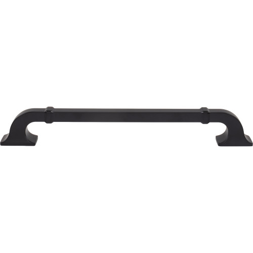 Top Knobs, Pemberton, Califon, 18" Curved Appliance Pull, Flat Black