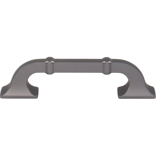 Top Knobs, Pemberton, Califon, 3 3/4" (96mm) Curved Pull, Ash Gray