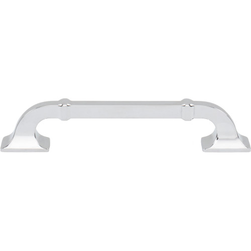 Top Knobs, Pemberton, Califon, 5 1/16" (128mm) Curved Pull, Polished Chrome