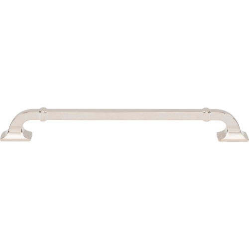 Top Knobs, Pemberton, Califon, 8 13/16" (224mm) Curved Pull, Polished Nickel