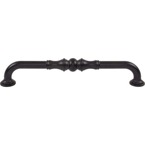 Top Knobs, Pemberton, Bayridge, 12" (305mm) Curved Appliance Pull, Flat Black