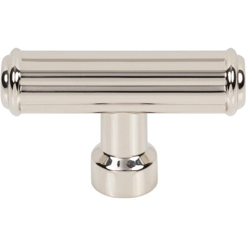 Top Knobs, Pemberton, Pemberton, 2 1/4" T-Knob, Polished Nickel