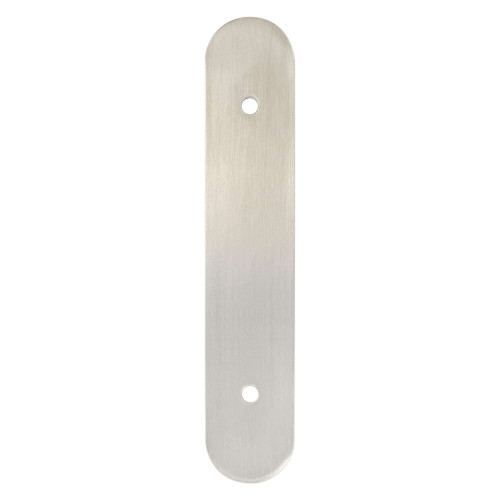 Berenson, Galloway, 3 3/4" (96mm) Pull Backplate, Brushed Nickel