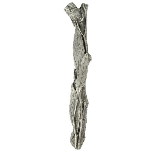 Notting Hill, Woodland, Leafy Branch, 3" Pull, Antique Pewter, Left side