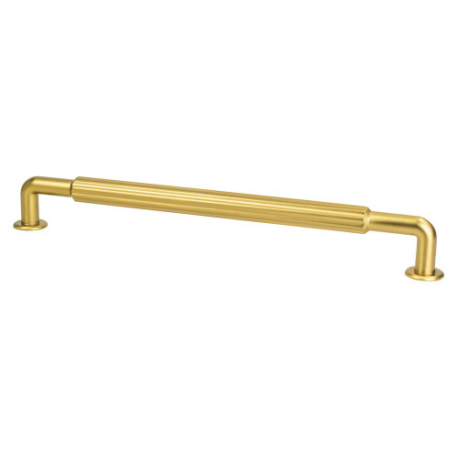 Berenson, Cannelee, 12" (305mm) Straight Appliance Pull, Modern Brushed Gold