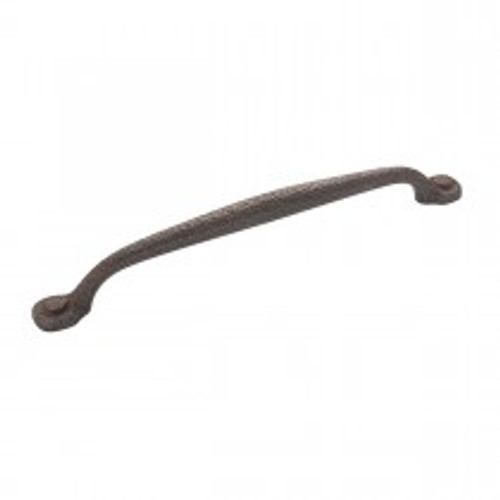 Belwith Hickory, Refined Rustic, 8 13/16" (224mm) Straight Pull, Rustic Iron