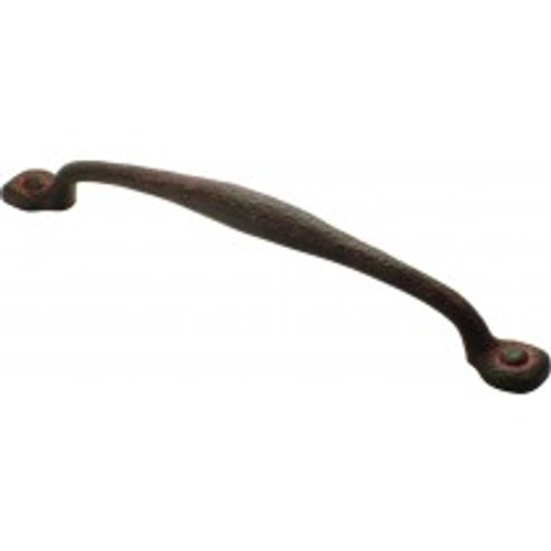 Belwith Hickory, Refined Rustic, 12" (305mm) Appliance Pull, Rustic Iron