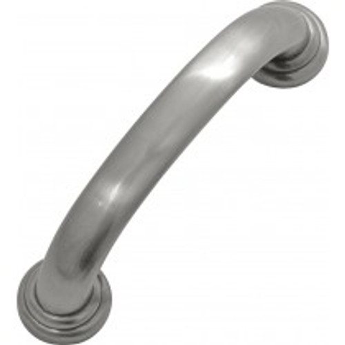 Belwith Hickory, Zephyr, 3" Curved Pull, Satin Nickel